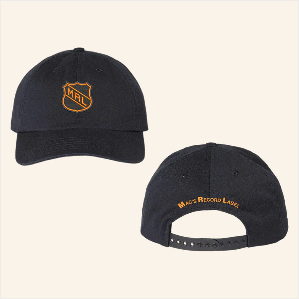 Mac Demarco Merch MRL Hockey Black Embroidered Hat Gifts For Dad Birthday Gifts For BFF-1