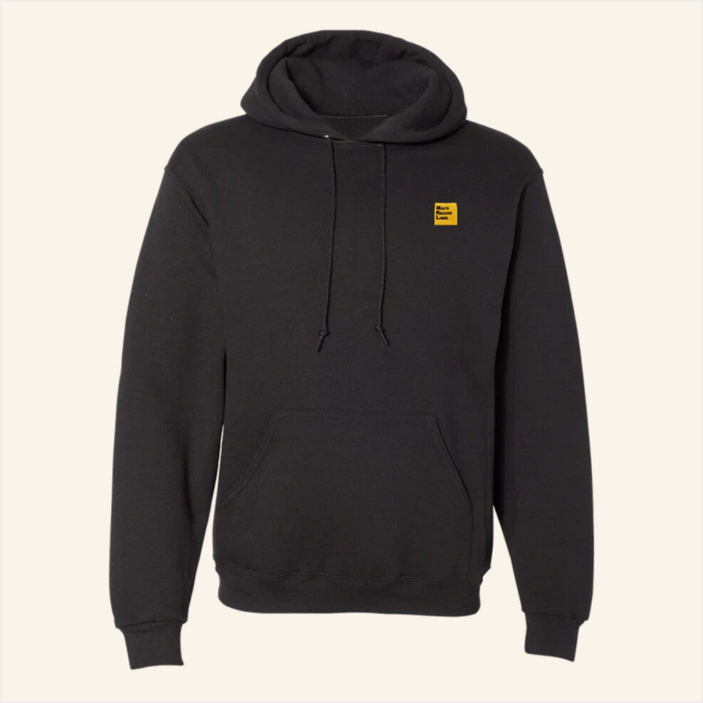 Mac Demarco Merch MRL Logo Embroidered Black Hoodie Gifts For Friends Birthday Gifts For Him-1