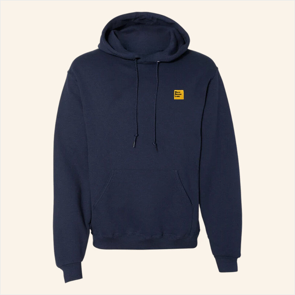 Mac Demarco Merch MRL Logo Navy Embroidered Hoodie Best Gifts For Husband Gifts For Best Friend-1