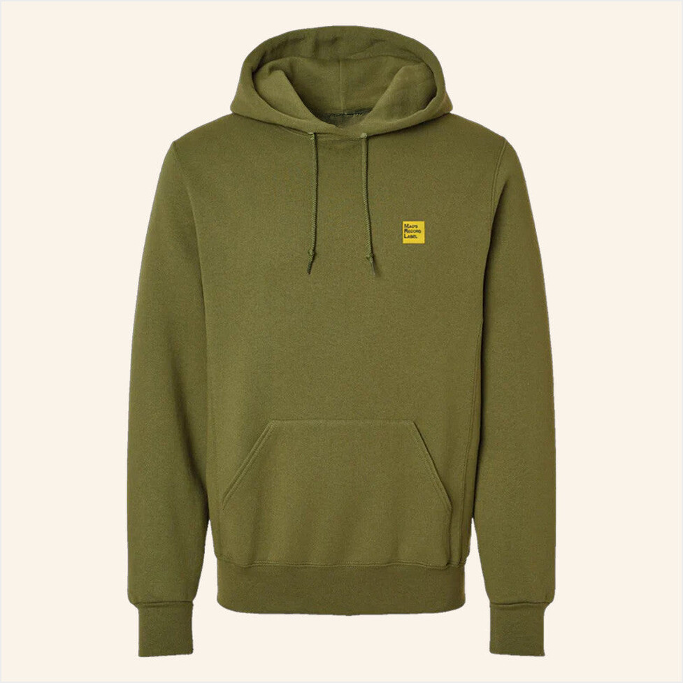 Mac Demarco Merch MRL Logo Printed Military Green Hoodie Gifts For Dad Birthday Gifts For Fans-1