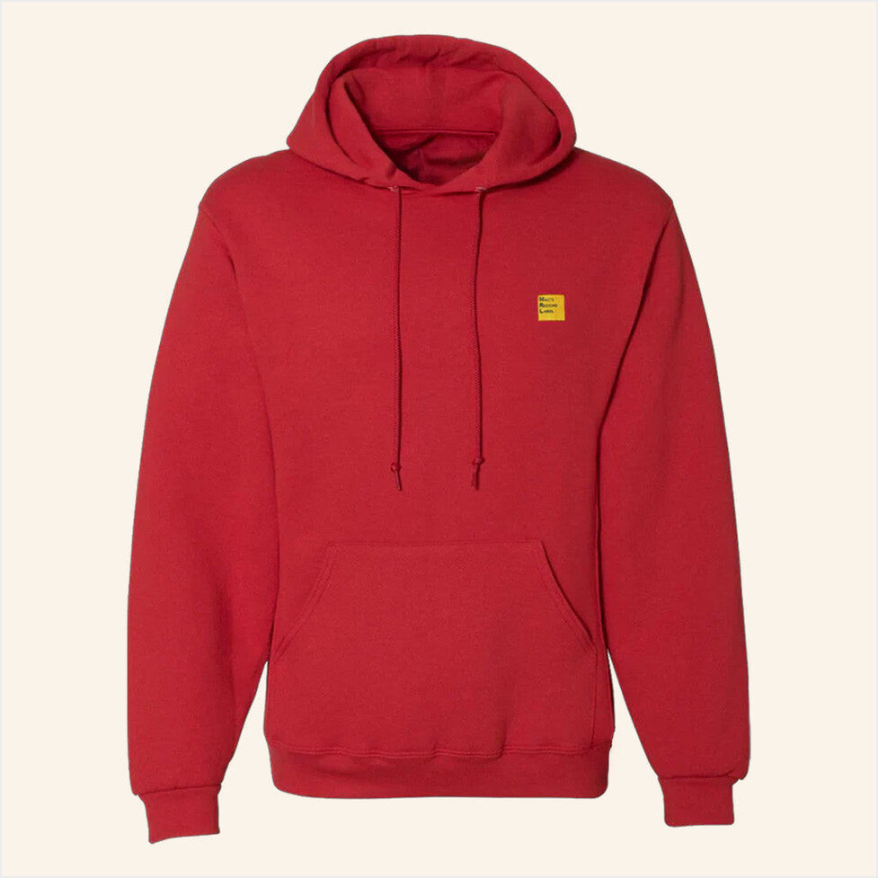 Mac Demarco Merch MRL Logo Printed Red Hoodie Gifts For Boyfriend Birthday Gifts For BFF-1