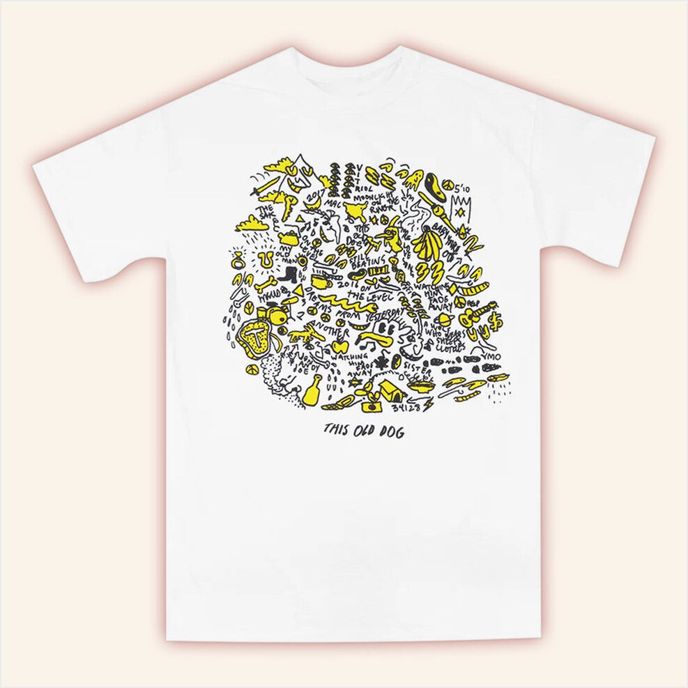 Mac Demarco Merch This Old Dog White T-Shirt Gifts For Dudes Birthday Gifts For Friends-1 Mac Demarco Merch This Old Dog White T-Shirt Gifts For Dudes Birthday Gifts For Friends-1
