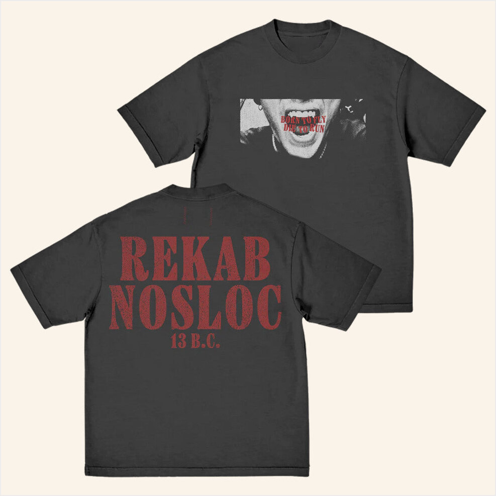 Machine Gun Kelly Merch Rekab Nosloc T-Shirt Gift Ideas For Fans Birthday Gifts For Best Friend-1