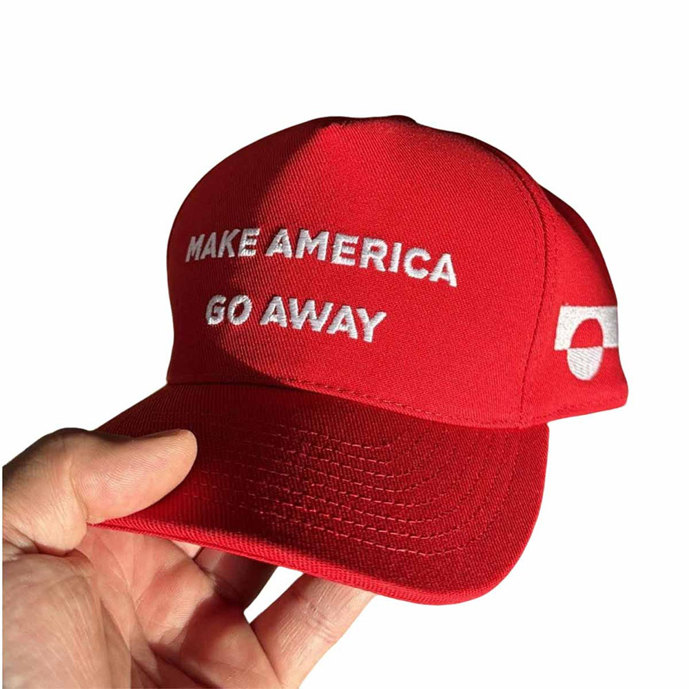 Make America Go Away Hat Anti MAGA Embroidered Funny Greenland MAGA Hat-1