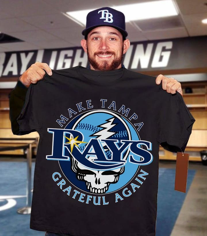 Make Tampa Rays Grateful Again Shirt Tampa Rays Merch Meaningful Father's Day Gifts-1