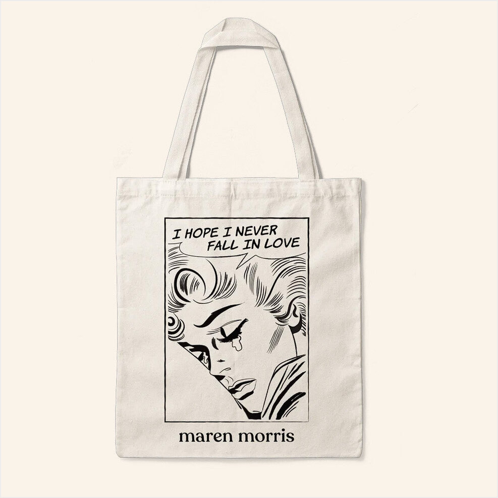 Maren Morris Merch I Hope I Never Fall In Love Tote Bag Gifts For Wife Gifts For Best Friend-1