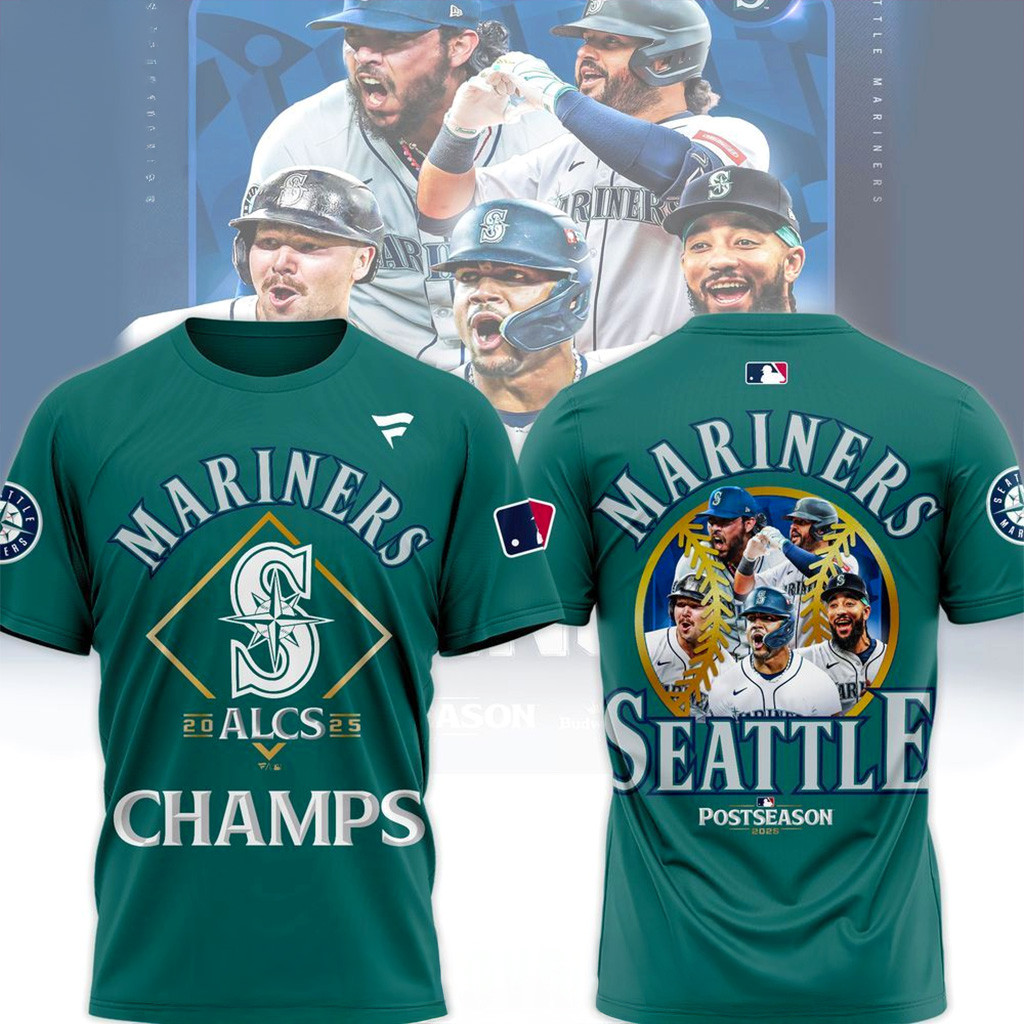 Mariners 2025 ALCS Champs T-Shirt Mariners Merch Best Gifts For Baseball Fans-1