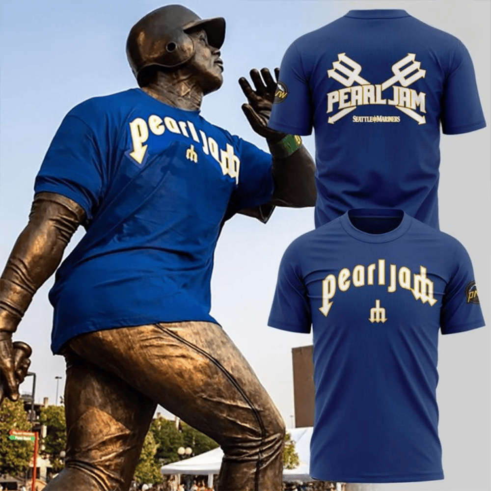 Mariners x Pearl Jam Ten Club Night 2025 Special T-Shirt Good Fathers Day Gifts-1