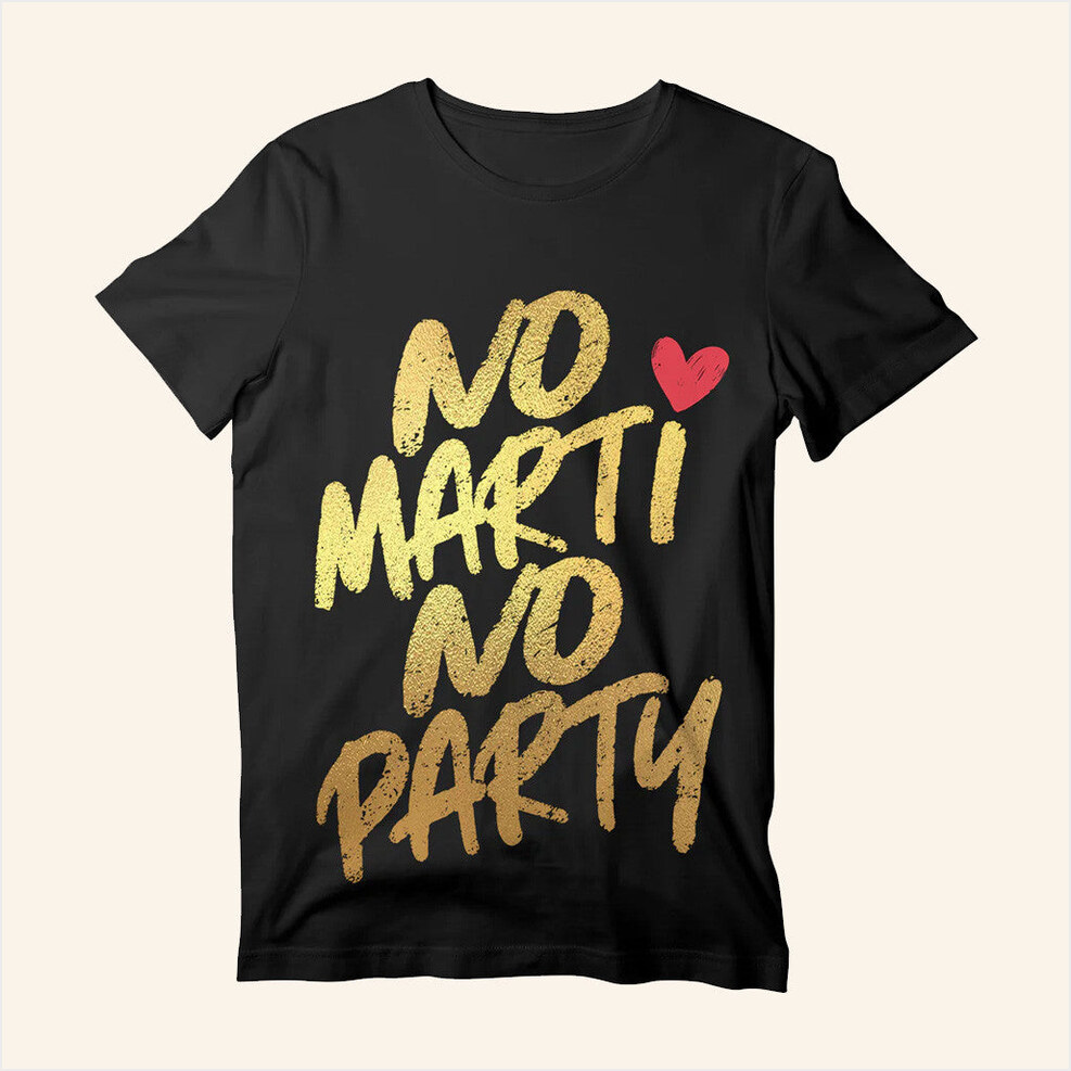 Marti Pellow Official Merch No Marti No Party T-Shirt Gifts For Wife Gifts For Best Friend-1