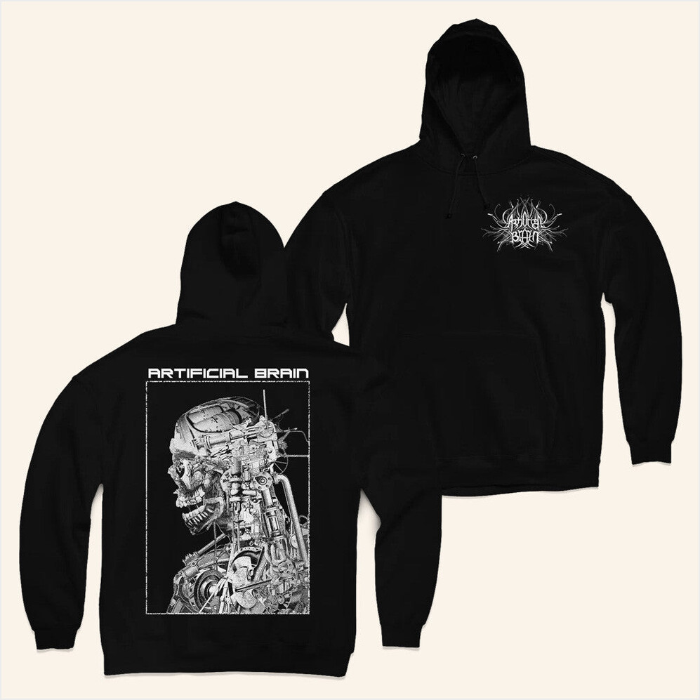 Massacre Merch Artificial Brain Toothfinder Hoodie Gifts For Dad Birthday Gifts For BFF-1