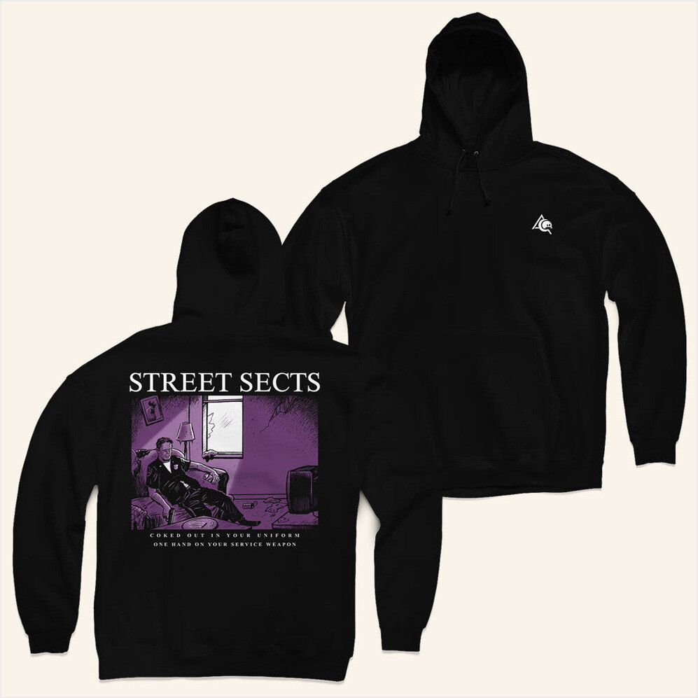 Massacre Merch Street Sects Cassette Cop Hoodie Unique Gift For Boyfriend Gifts For Fans-1