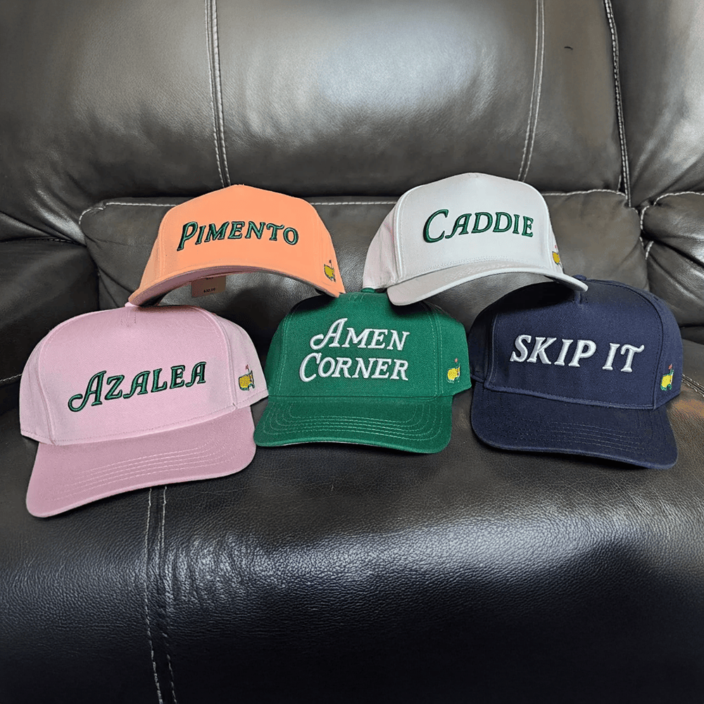 Masters 2025 Hats Collection The Masters Merch Pimento Skip It Azalea Caddie Amen Corner-1