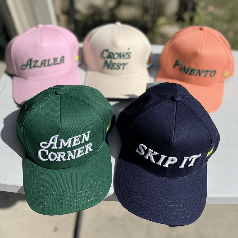 Masters 2025 Hats Official Masters Merchandise Pimento Skip It Azalea Caddie Amen Corner-1