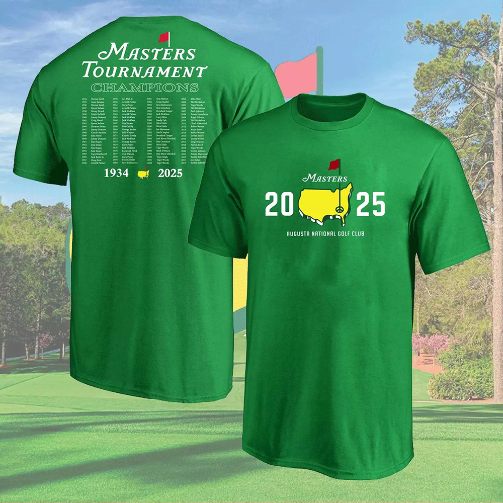 Masters Merch 2025 T-Shirt Official Masters Merchandise Online Top 10 Father's Day Gifts-1