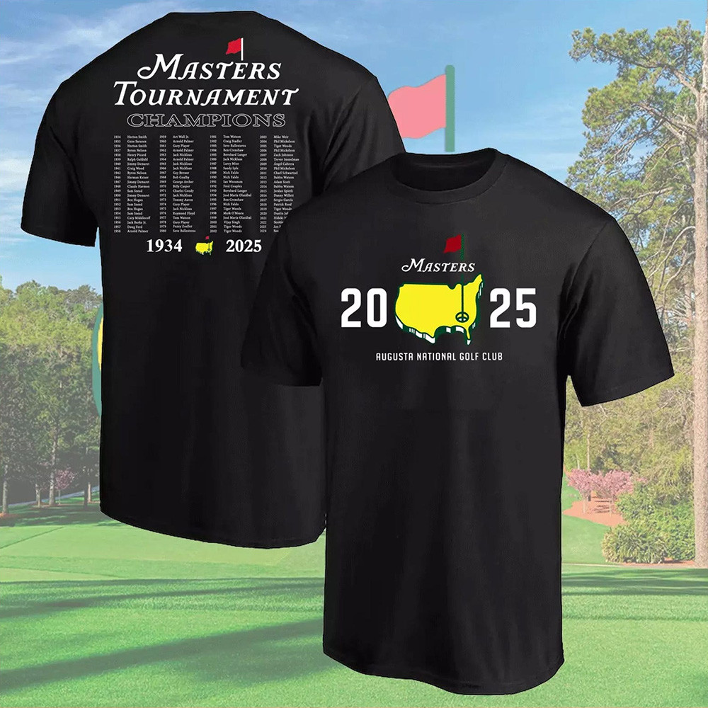 Masters Merch 2025 T-Shirt The Masters Merch Dad Gifts For Father's Day 2025-1
