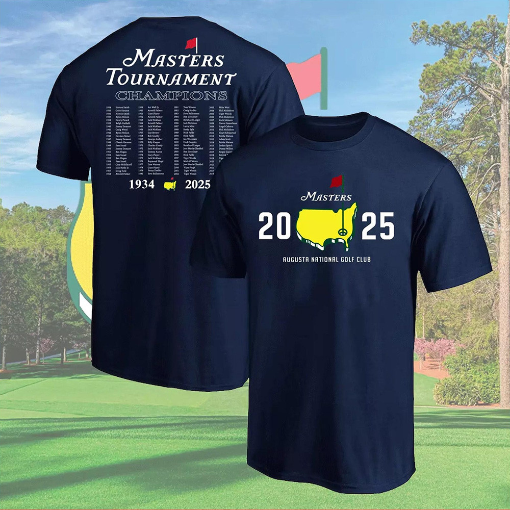 Masters Merch 2025 T-Shirt The Masters Merch Fathers Day Gifts For Golfers-1