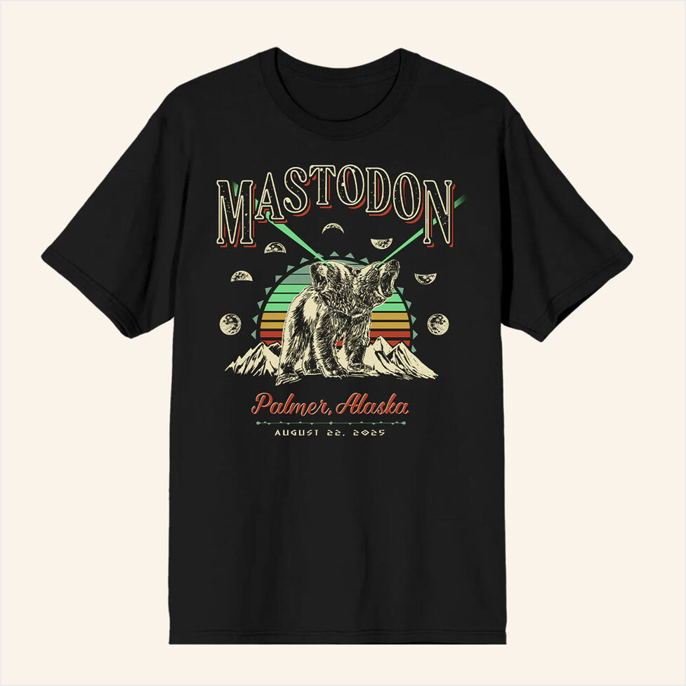 Mastodon Merch Alaska Bear T-Shirt Birthday Gifts For Him Gifts For Besties Christmas Presents Ideas-1