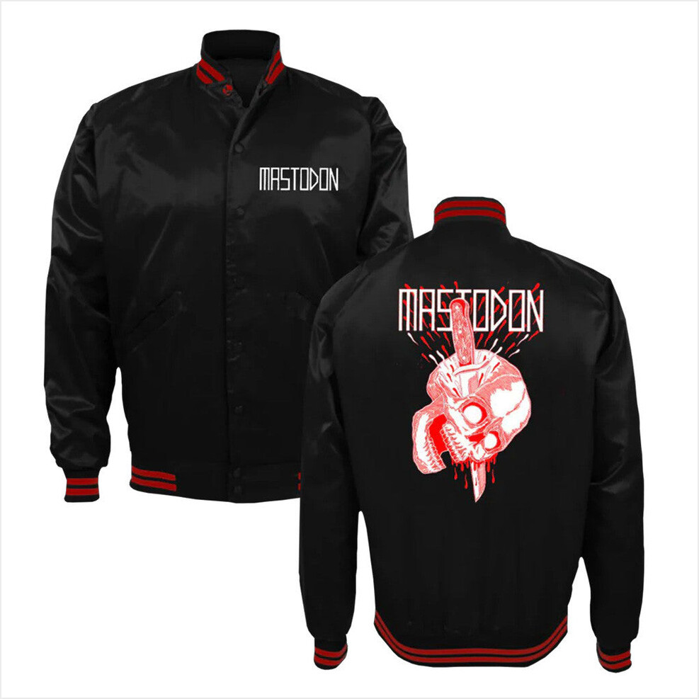 Mastodon Merch Dagger Skull Jacket Gifts For Boyfriend Birthday Gifts For Fans-1