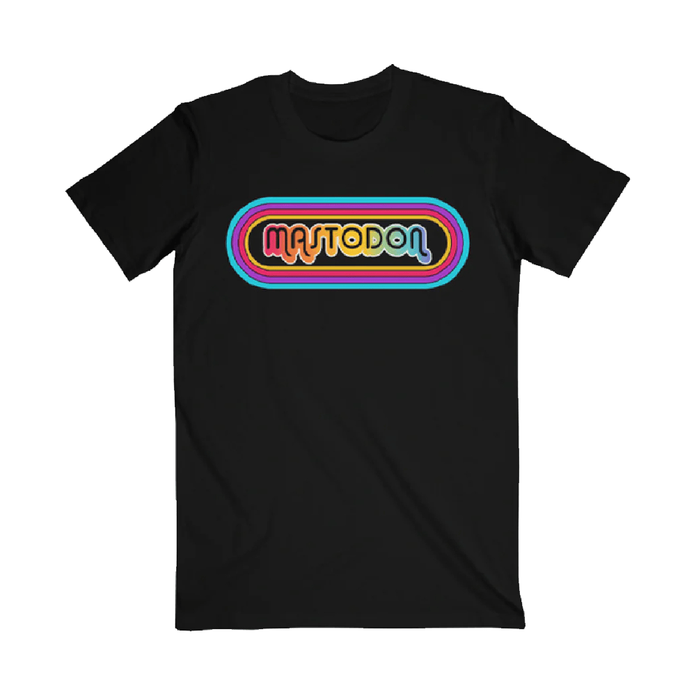Mastodon Rocks Merch 70s Rainbow Logo T-Shirt Best Father's Day Special Gifts-1