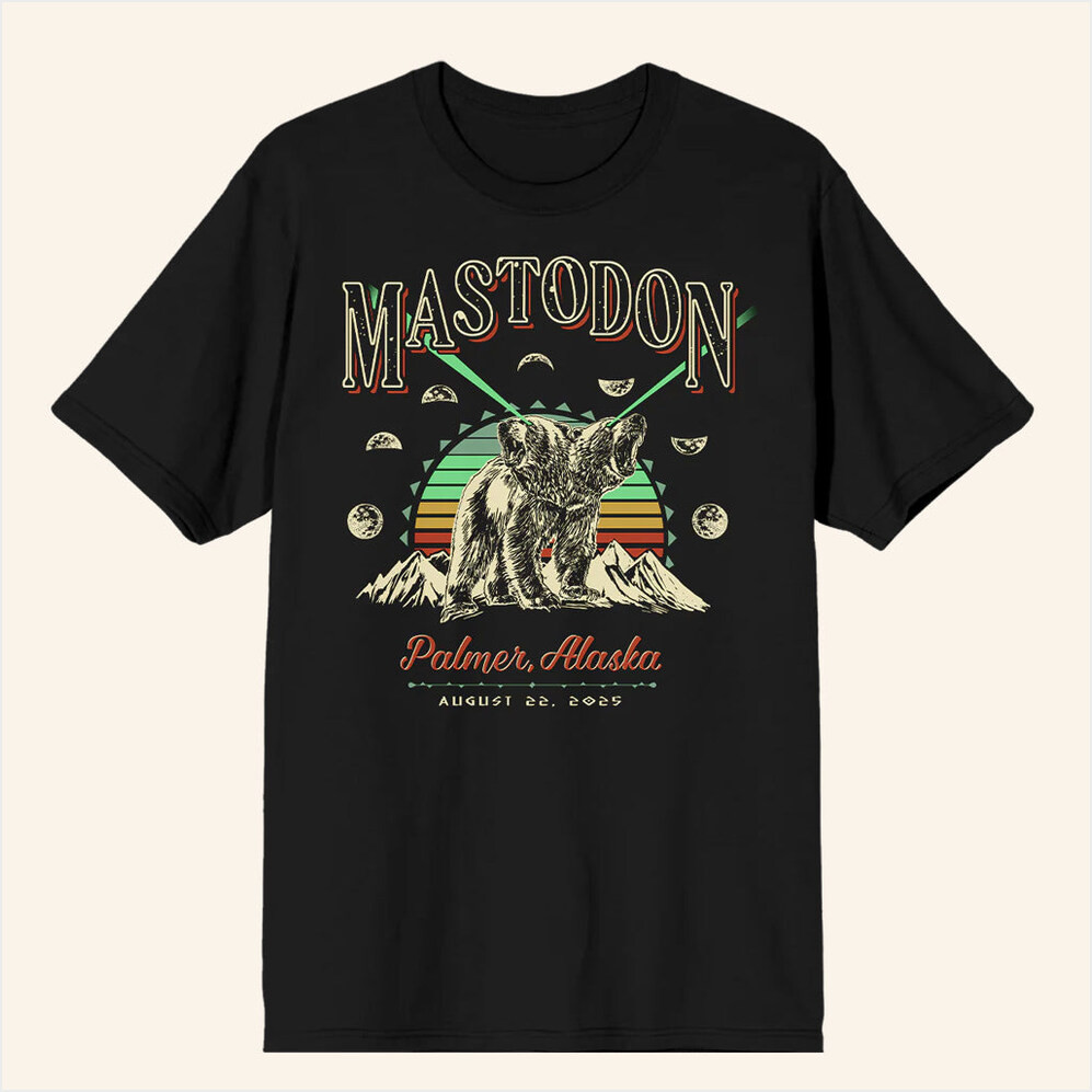 Mastodon Rocks Merch Alaska Bear T-Shirt Best Friends Gifts Birthday Gifts For Friends-1
