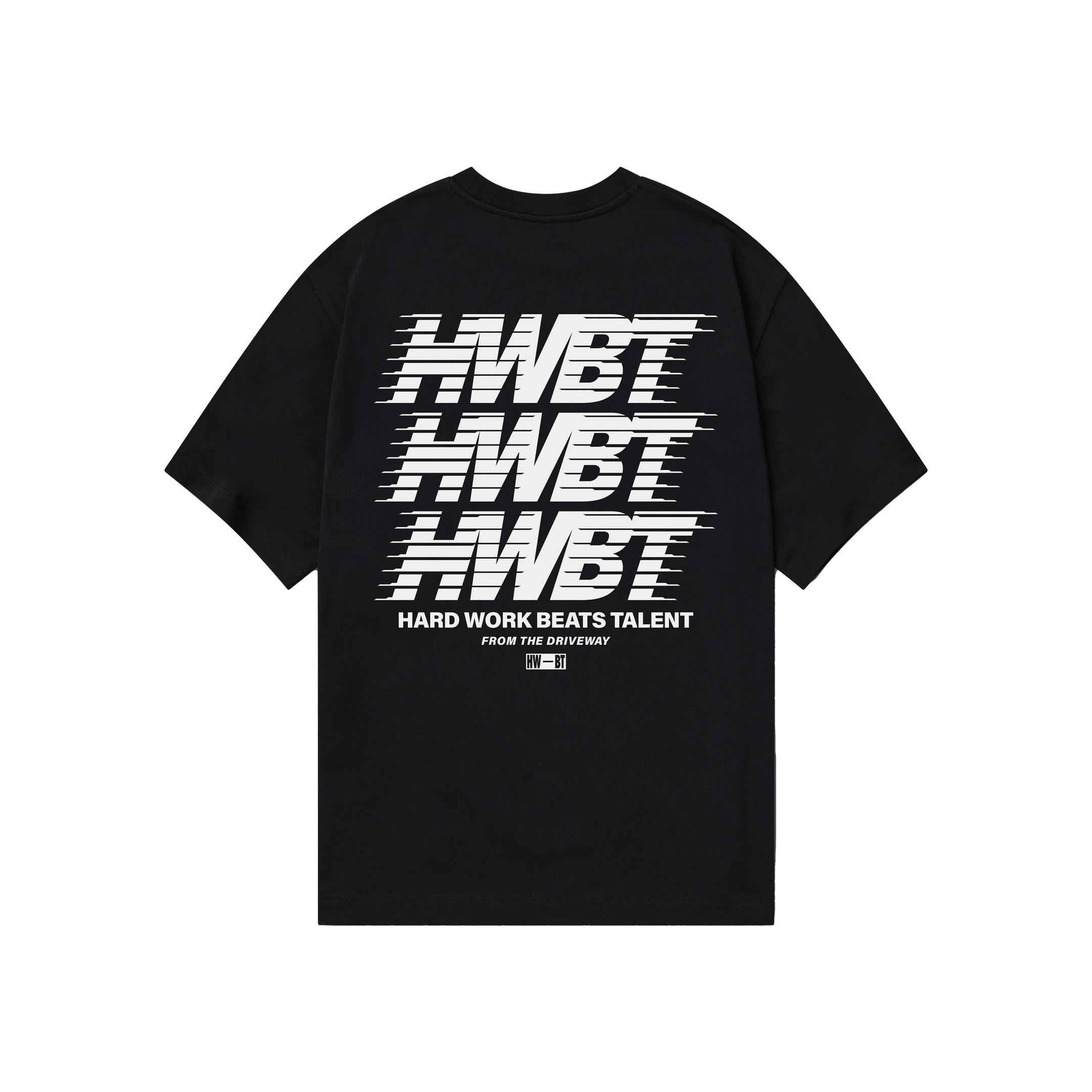 Mat Armstrong Merch HWBT Merchandise HWBT Hard Work Beats Talent Multi Logo T-Shirt-1