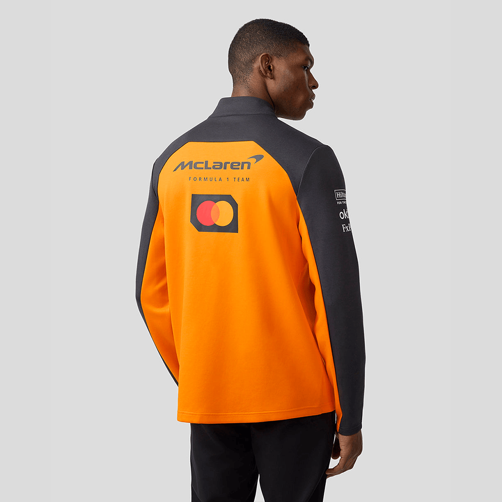 McLaren Formula 1 Team Quarter Zip Shirt McLaren Sweatshirt Good Father's Day Presents-1