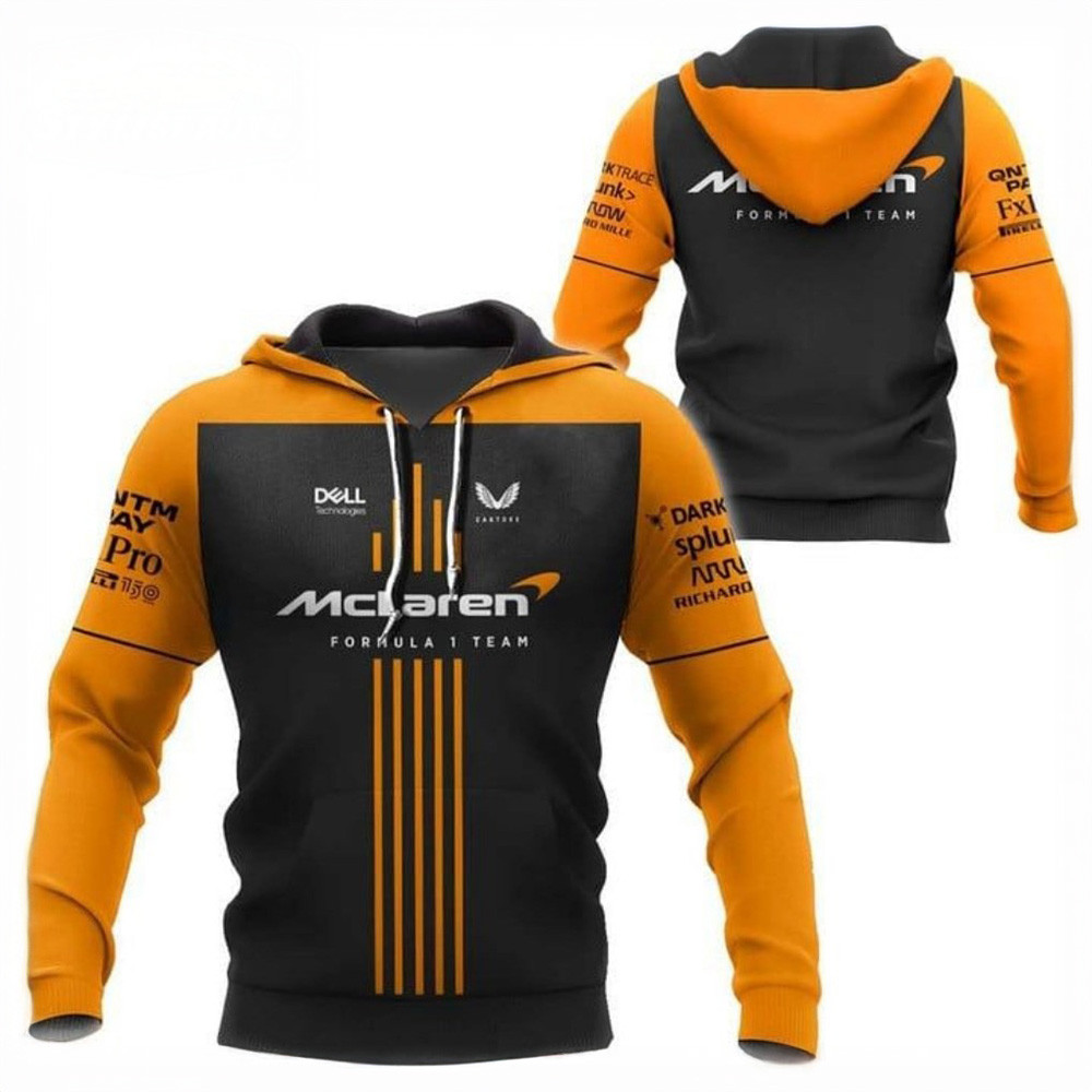 Mclaren F1 Merch McLaren Formula 1 Team Hoodie Father's Day Gifts For Racing Fans-1