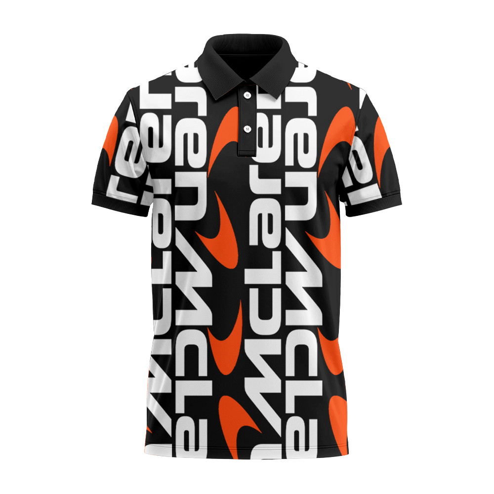 Mclaren F1 Merch McLaren Formula 1 Team Polo Shirt For Racing Fans Father's Day Gifts-1