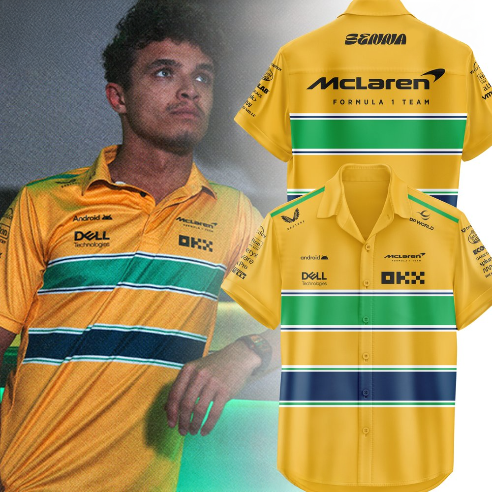 Mclaren Formula 1 Team Special Edition Hawaiian Shirt Mclaren Merch Gifts For Father's Day Ideas-1