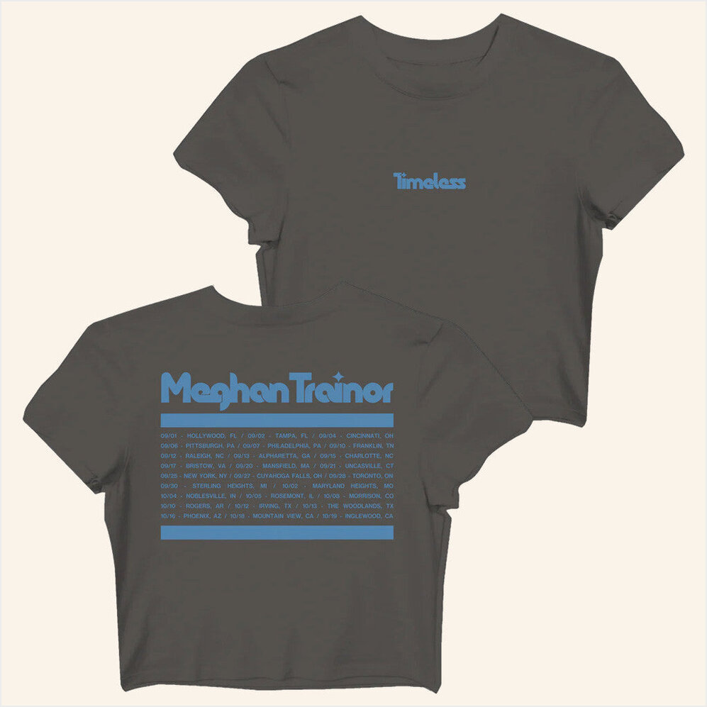 Meghan Trainor Merch Timeless Cropped T-Shirt Gift Ideas For Girlfriend Gifts For Best Friend-1