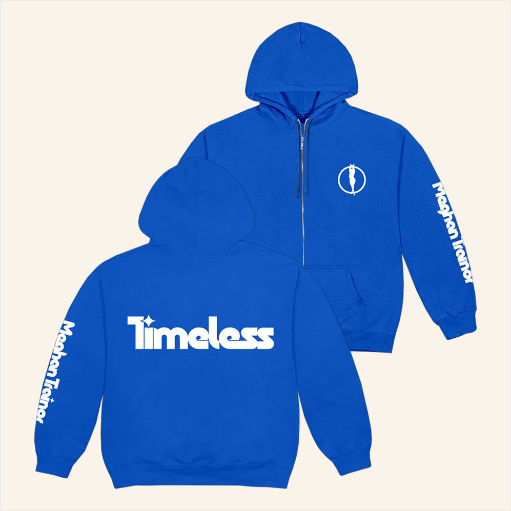 Meghan Trainor Merch Timeless Zip Hoodie Gifts For Best Friends Birthday Gifts For Her-1
