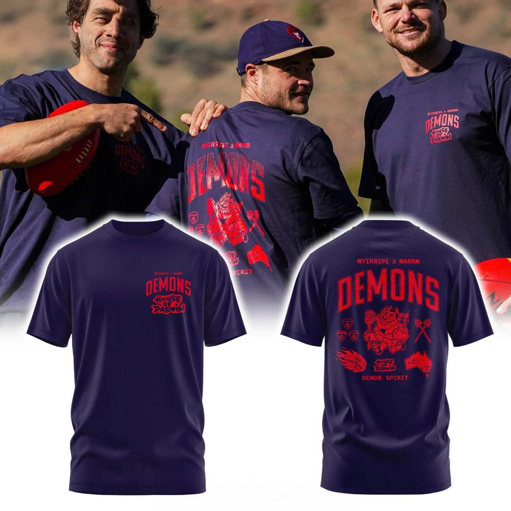 Melbourne Demons Nyirripi x Narrm Special Edition Shirt Father's Day Presents For Husband-1