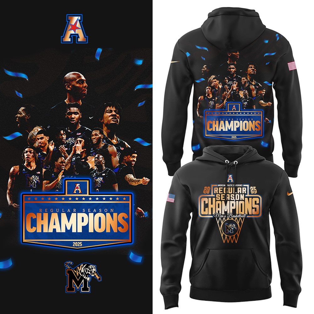 Memphis Men Basketball x Champions Hoodie Best Gifts For Basketball Players-1