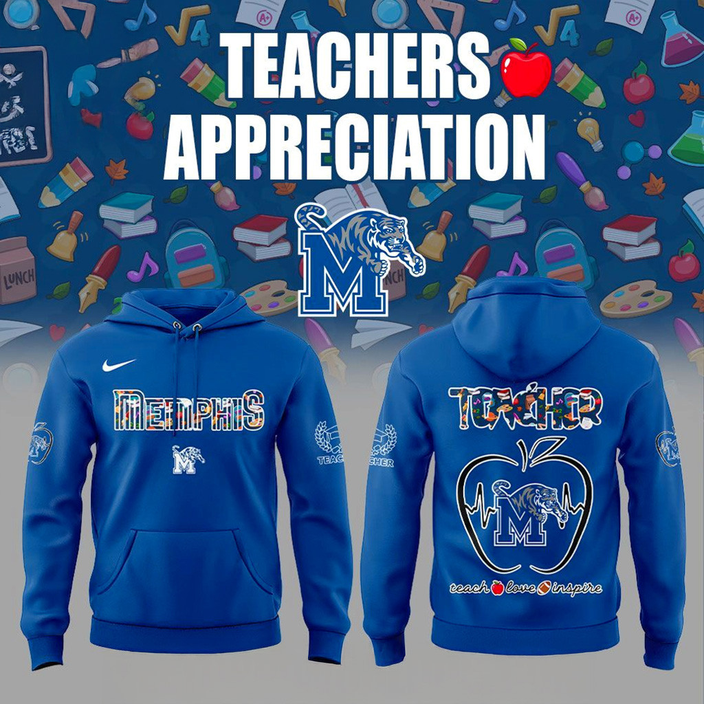 Memphis Tigers Teachers Appreciation Hoodie Tigers Merch Christmas Gift Ideas For Him-1