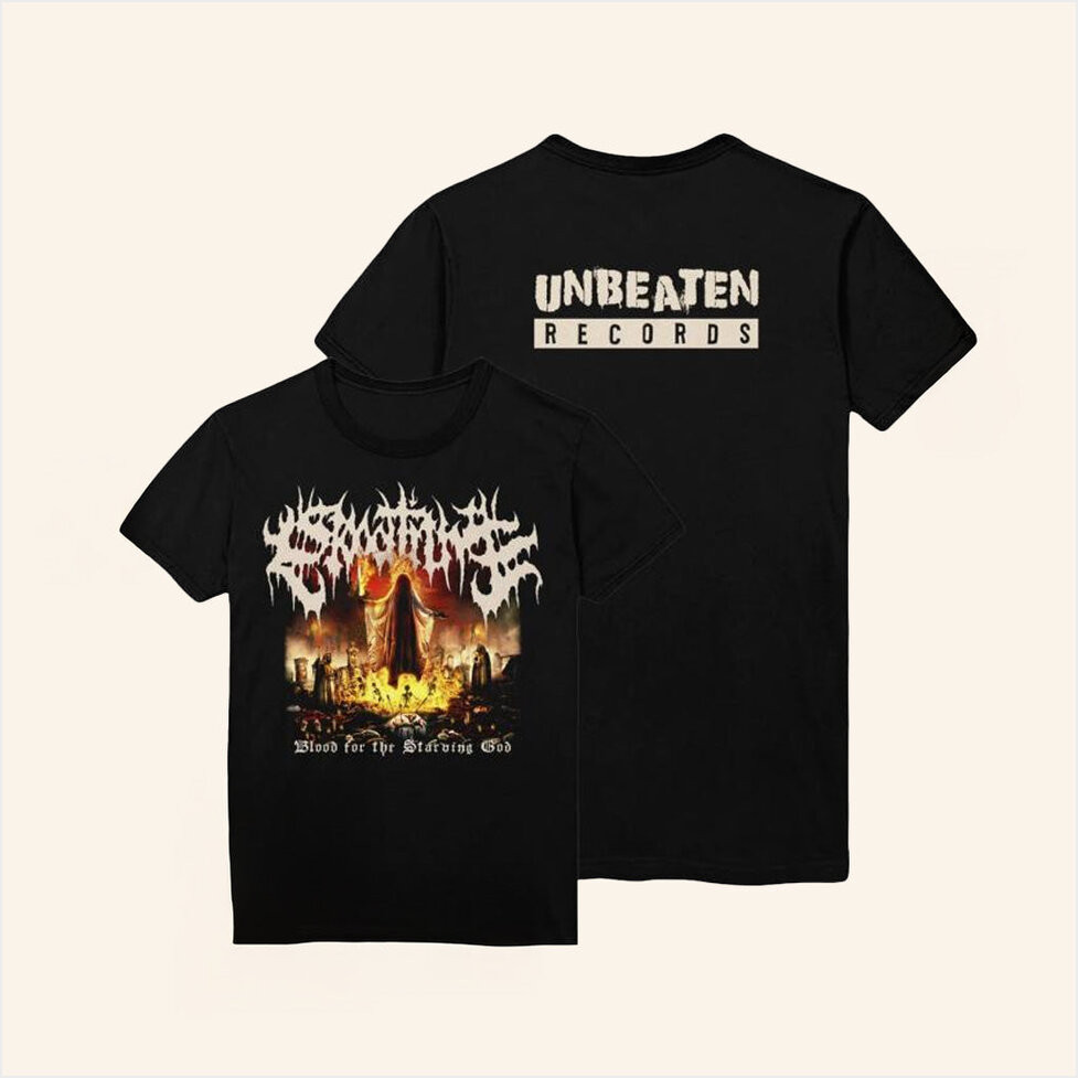 Merch Now Merch Blood Tithe Blood For The Starving God Black T-Shirt Gifts For Dad-1