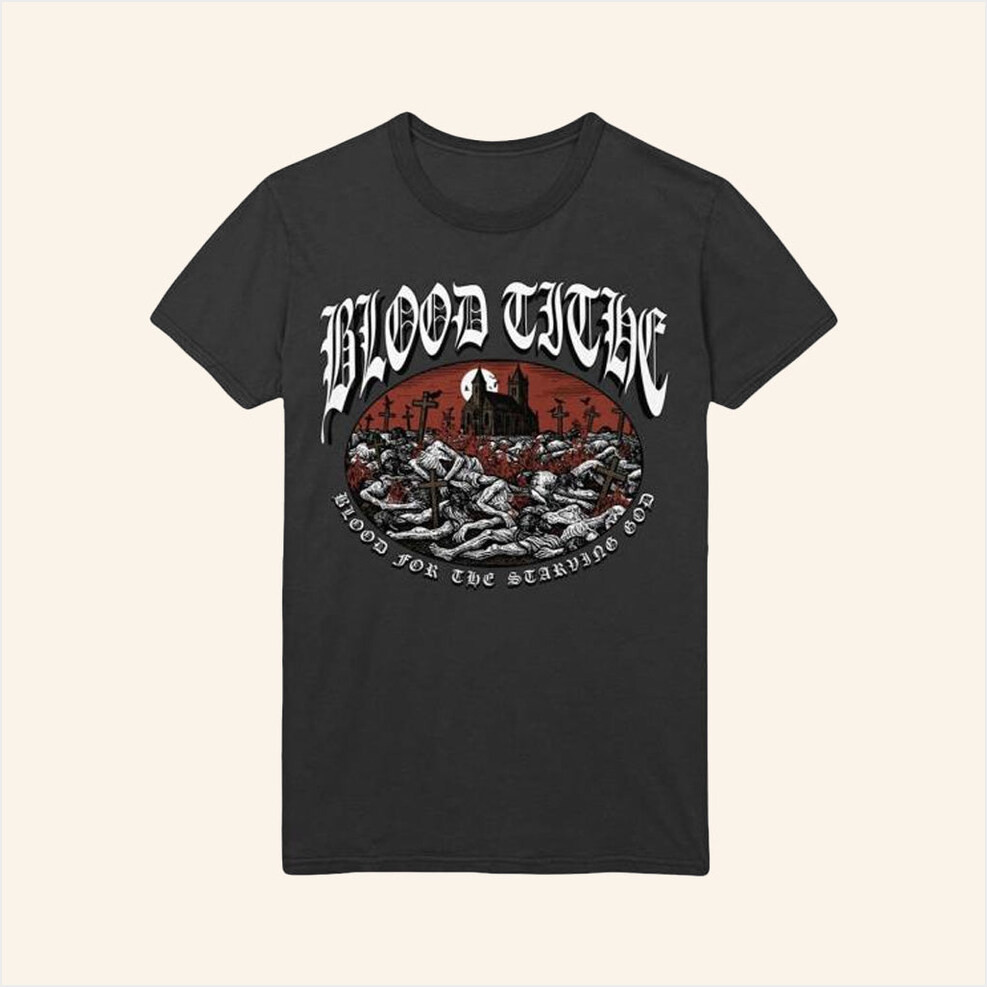 Merch Now Merch Blood Tithe Bodies Black T-Shirt Gifts For Him Birthday Gifts For Best Friend-1