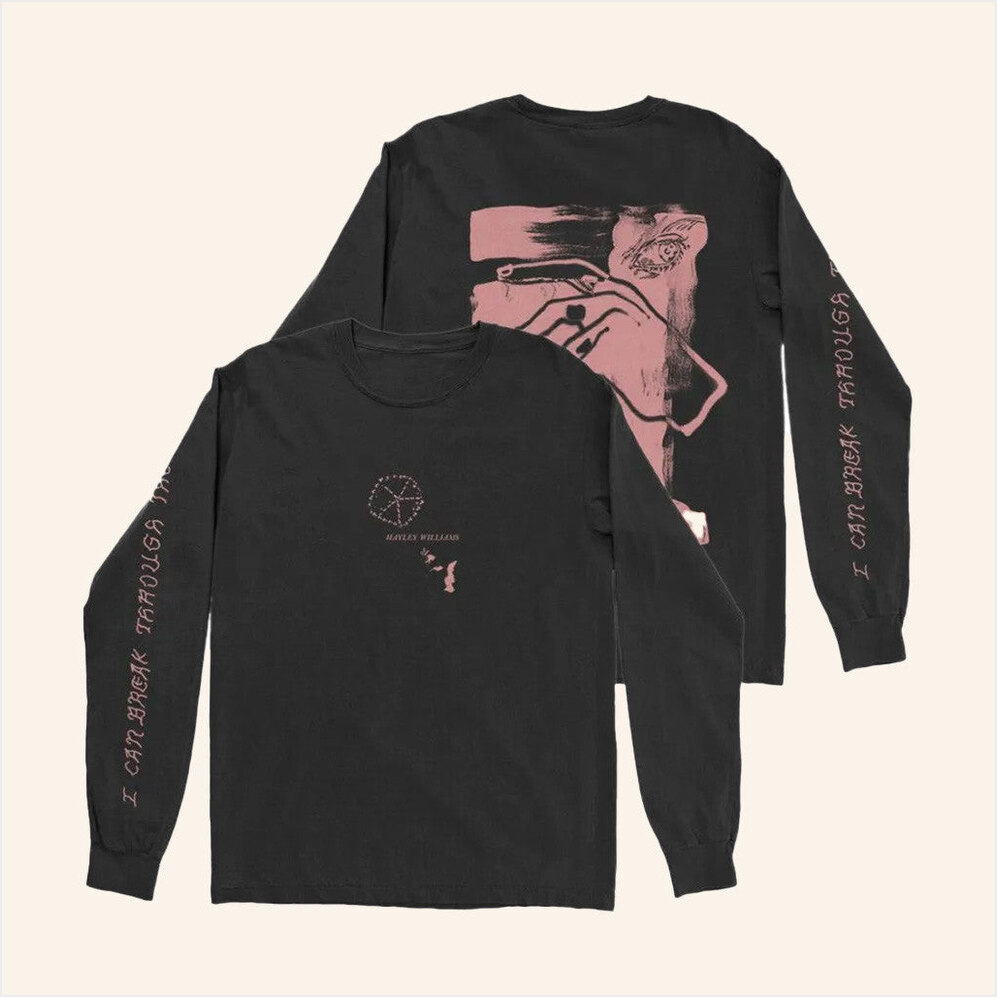 Merchbar Merch Break Through Black Long Sleeve Shirt Birthday Gift Ideas For Wife Gifts For BFF-1