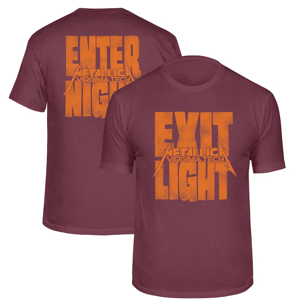 Metallica Virginia Tech Shirt Metallica Merch Father's Day Gifts For Music Lovers-1