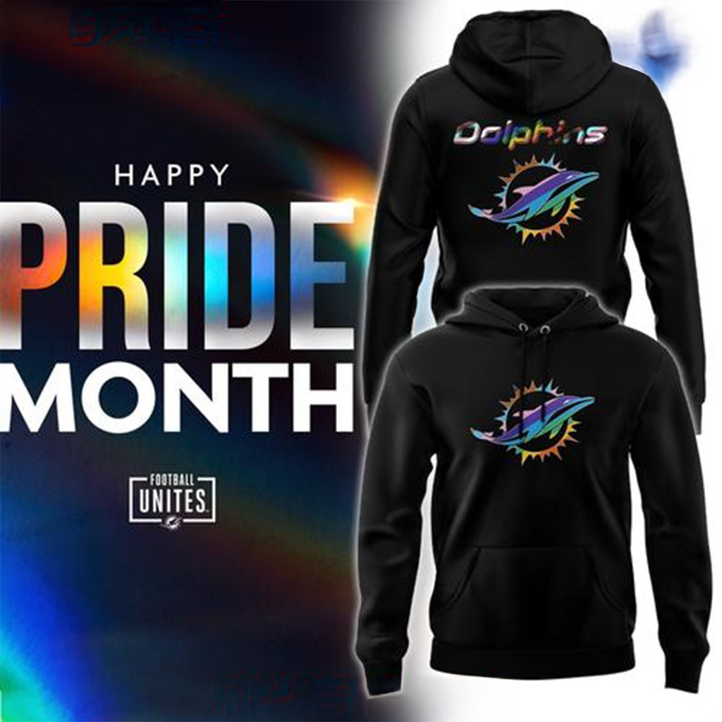 Miami Dolphins Pride Month 2025 NFL Hoodie Miami Dolphins Merch LGBTQ Gifts For Fans-1
