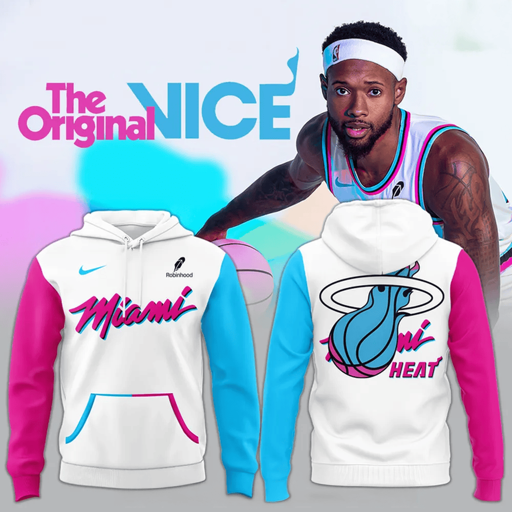 Miami Heat Vice City Retro Hoodie Miami Heat Merch Gifts For Father's Day From Wife-1