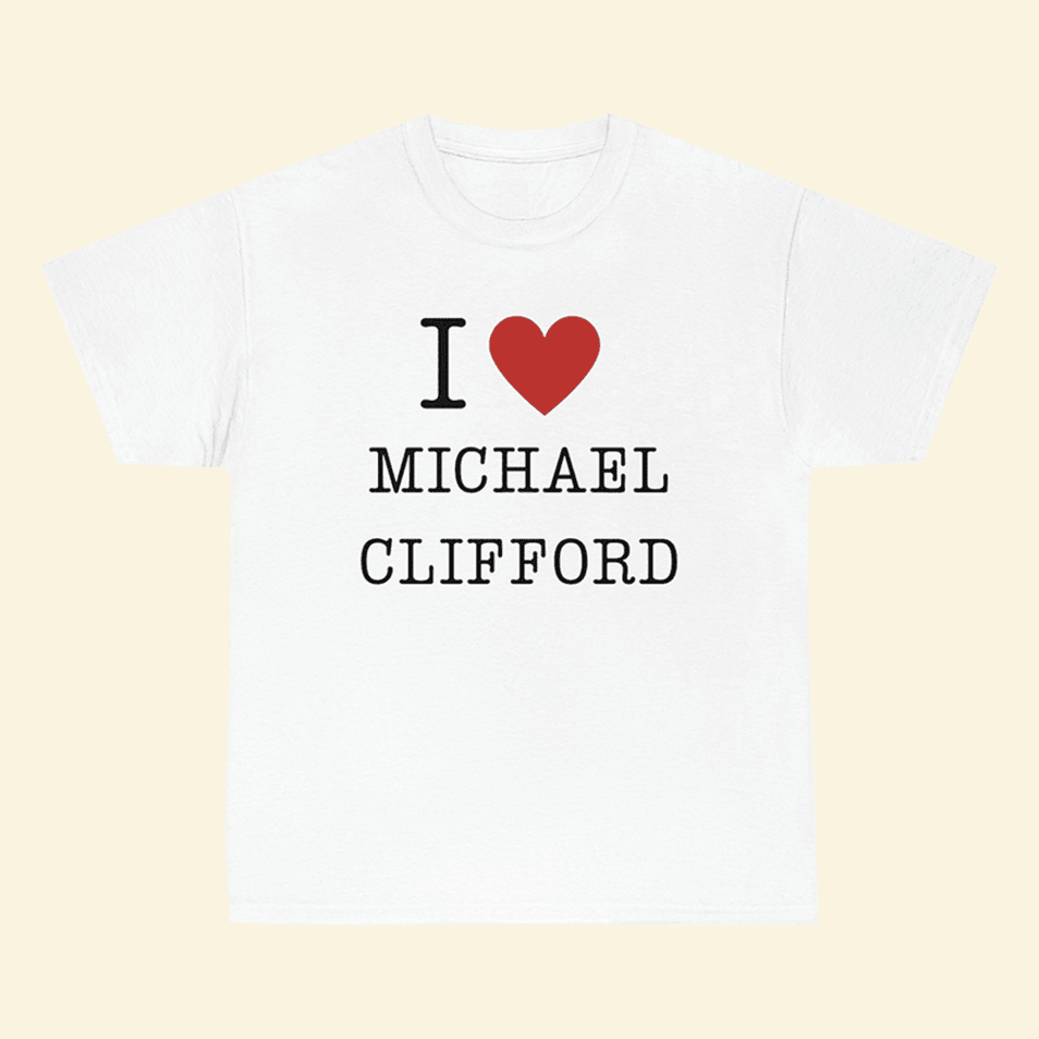 Michael Clifford Merch I Love Michael Clifford T-Shirt Mothers Day Gift for Dad Gifts For Fans-1