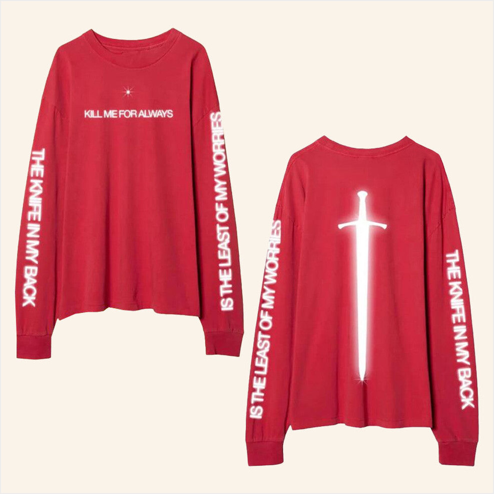 Michael Clifford Official Merch Kill Me For Always Long Sleeve Shirt Gifts For Dudes-1