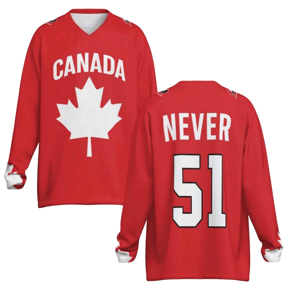 Mike Myers Canada Never 51 Jersey Mike Myers Merch Father's Day Presents From Daughter-1