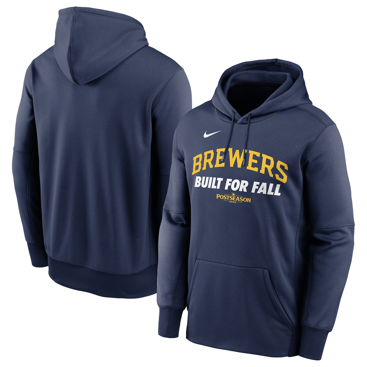 Milwaukee Brewers 2025 MLB Postseason Built For Fall Hoodie MLB Merch Best Gift For Dad-1