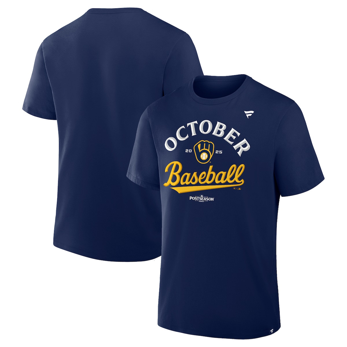 Milwaukee Brewers 2025 MLB Postseason Locker Room T-Shirt MLB Merch Gift Ideas For Brother-1 Milwaukee Brewers 2025 MLB Postseason Locker Room T-Shirt MLB Merch Gift Ideas For Brother-1