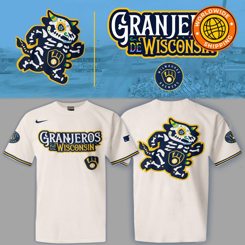 Milwaukee Brewers Granjeros De Wisconsin 2025 Shirt Father's Day Gifts For Son In Law-1