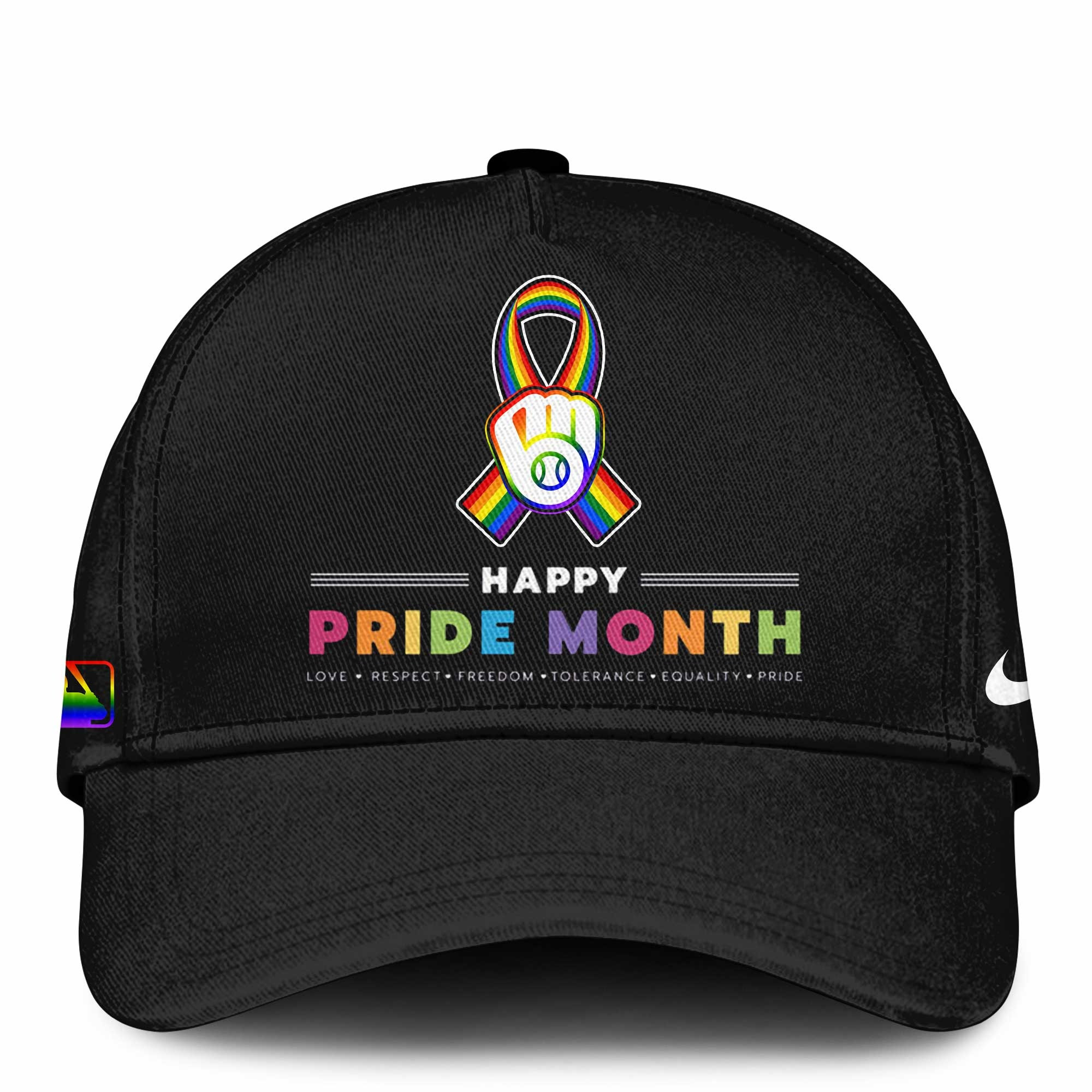 Milwaukee Brewers Special Pride Month Hat Baseball Team Gift Ideas-1