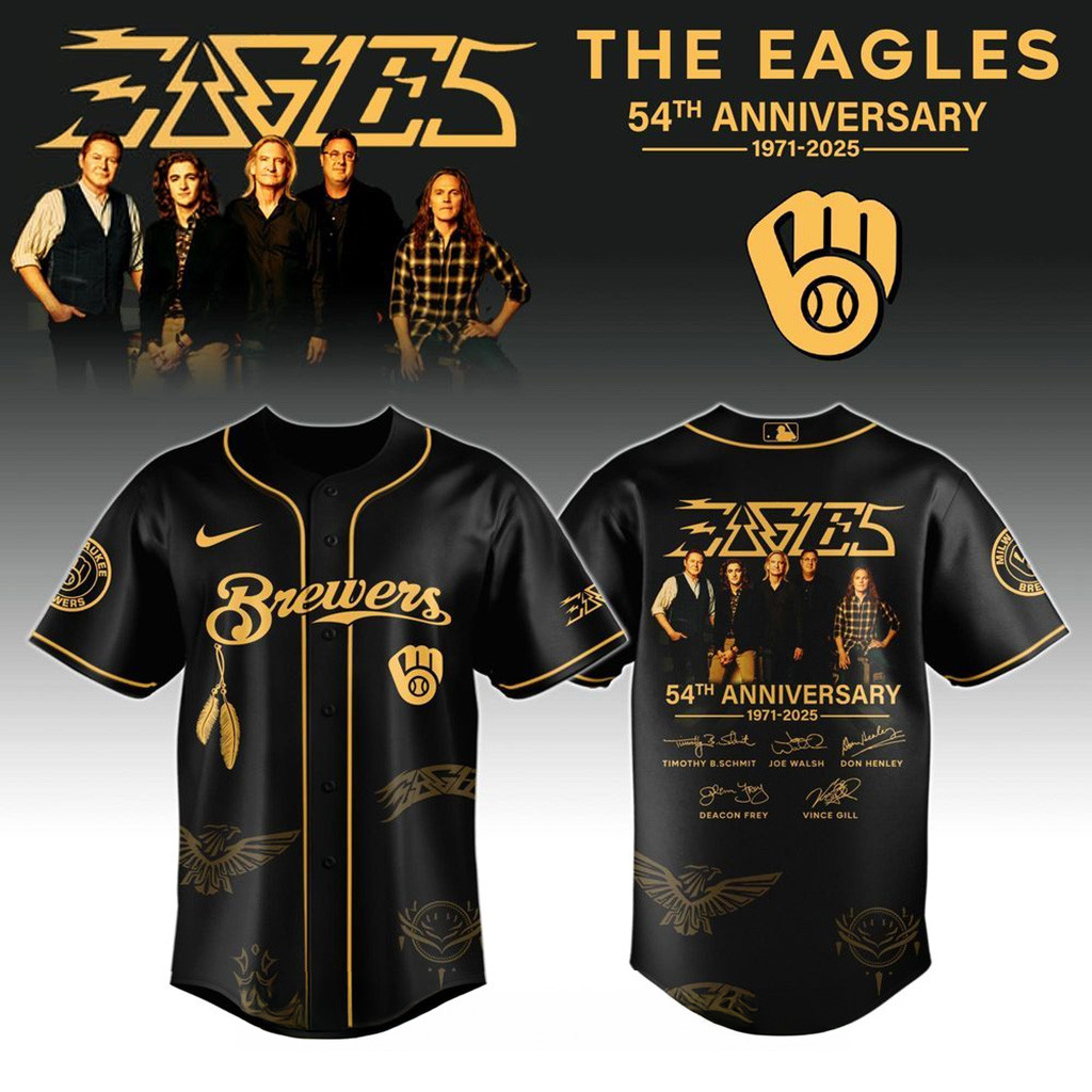 Milwaukee Brewers X Eagles Band Music Jersey 2025-1