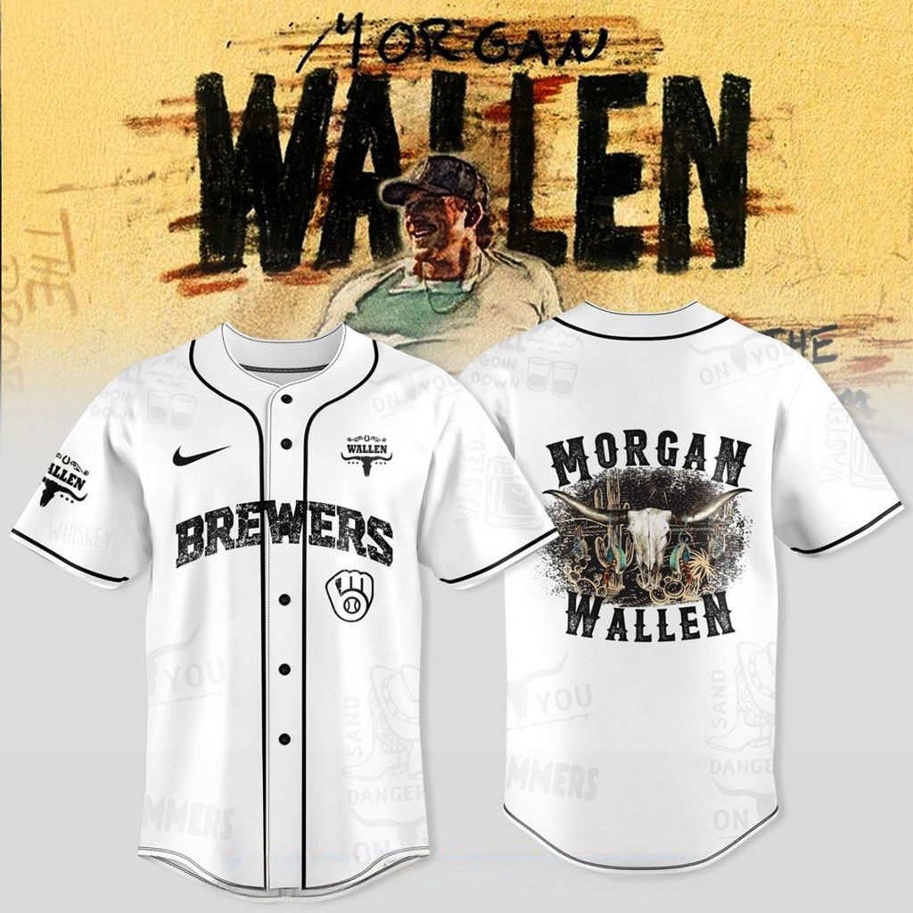 Milwaukee Brewers X Wallen Morgan Tour Merch 2025 Jersey Milwaukee Brewers Merch Fans Gifts-1 Milwaukee Brewers X Wallen Morgan Tour Merch 2025 Jersey Milwaukee Brewers Merch Fans Gifts-1