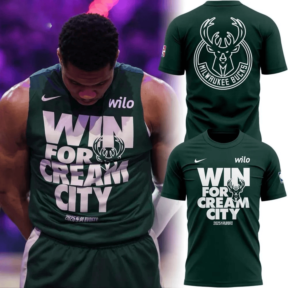 Milwaukee Bucks Win For Cream City Shirt Milwaukee Bucks Merch First Fathers Day Gift Ideas-1